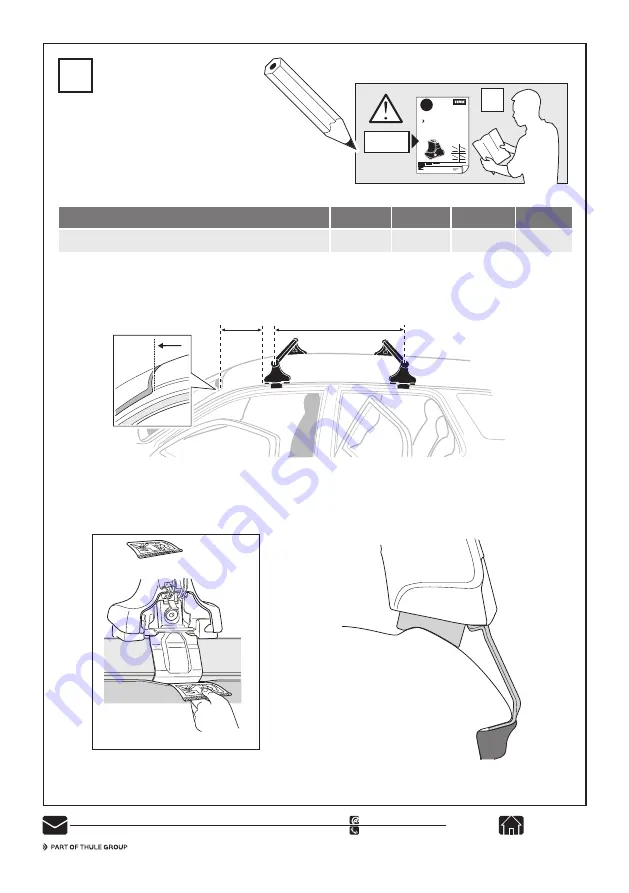 Thule Rapid System 1770 Instructions Download Page 4