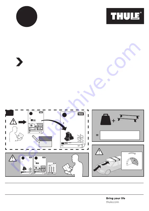 Thule Rapid System 1787 Instructions Manual Download Page 1