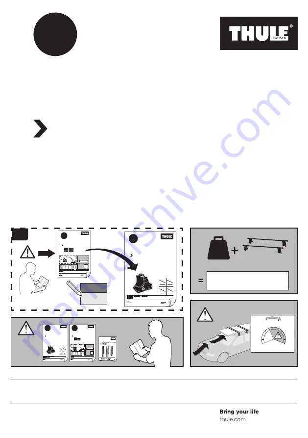 Thule Rapid System 1842 Instructions Download Page 1