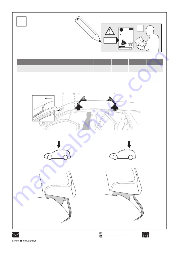 Thule Rapid System 1844 Instructions Download Page 4