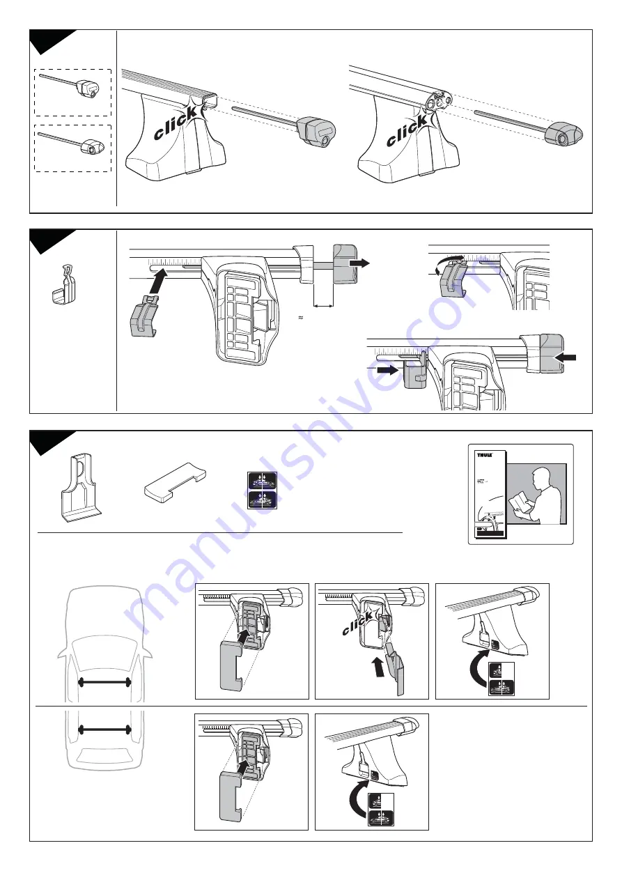 Thule Rapid System 777 Fitting Instructions Manual Download Page 4