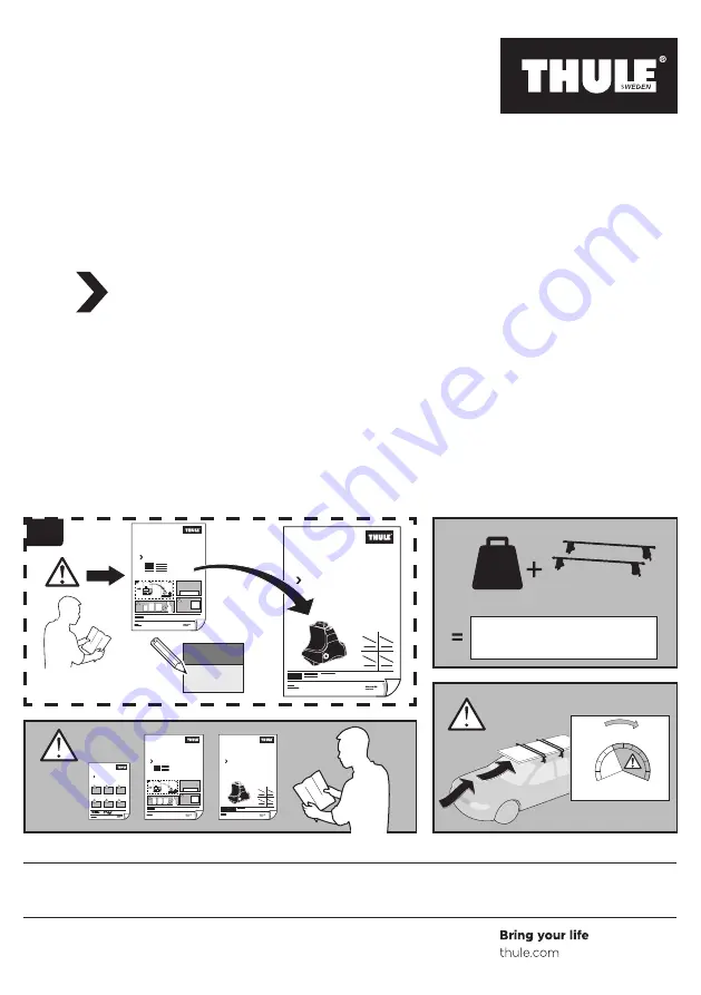 Thule Rapid System Kit 1470 Instructions Download Page 1