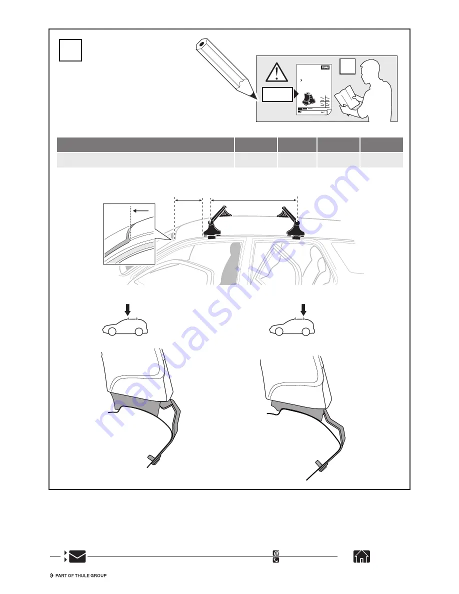 Thule Rapid System Kit 1756 Instructions Download Page 4