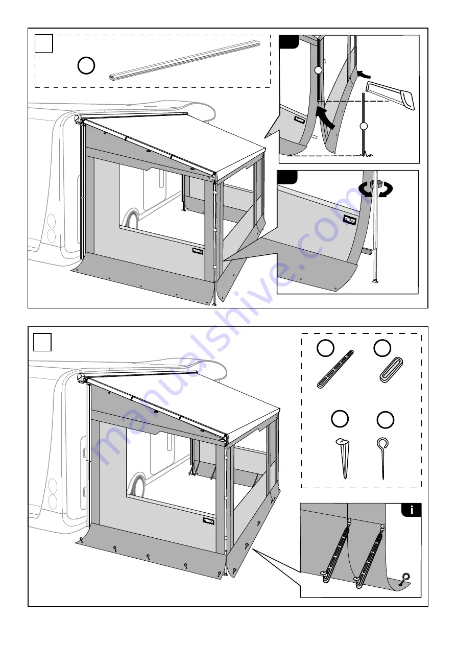 Thule Residence G2 Instructions Manual Download Page 13