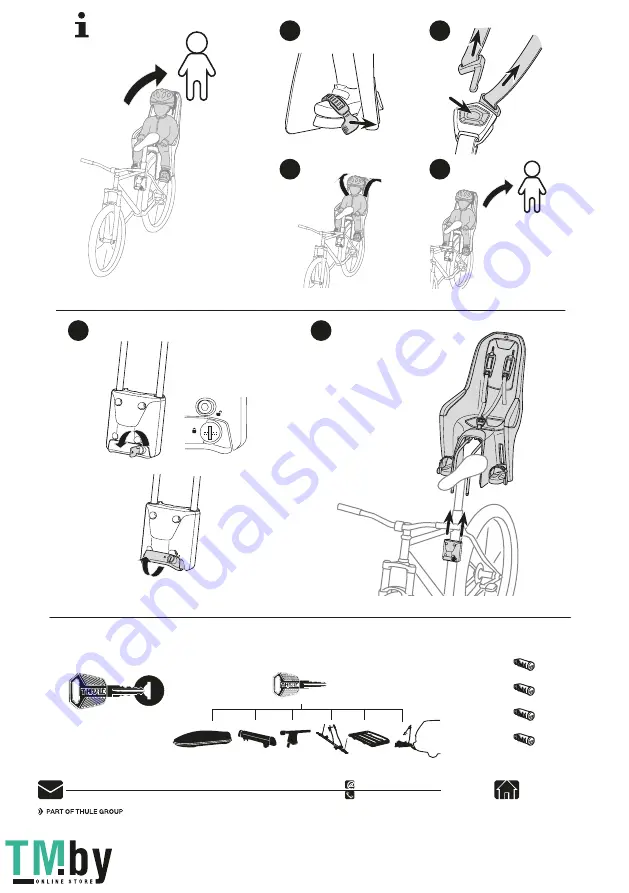 Thule RideAlong Lite 100109 Скачать руководство пользователя страница 12