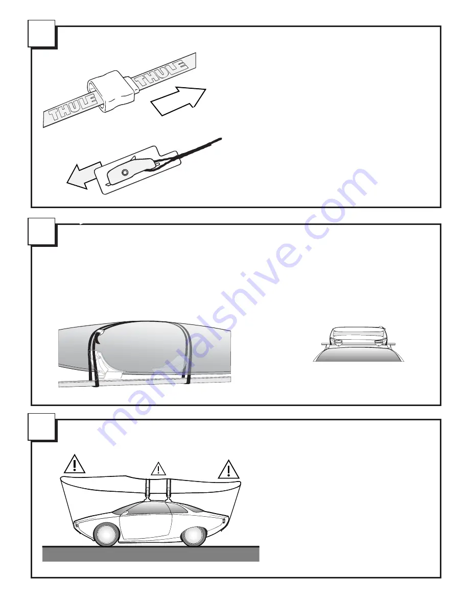 Thule Set-to-Go Saddle 878 Скачать руководство пользователя страница 3