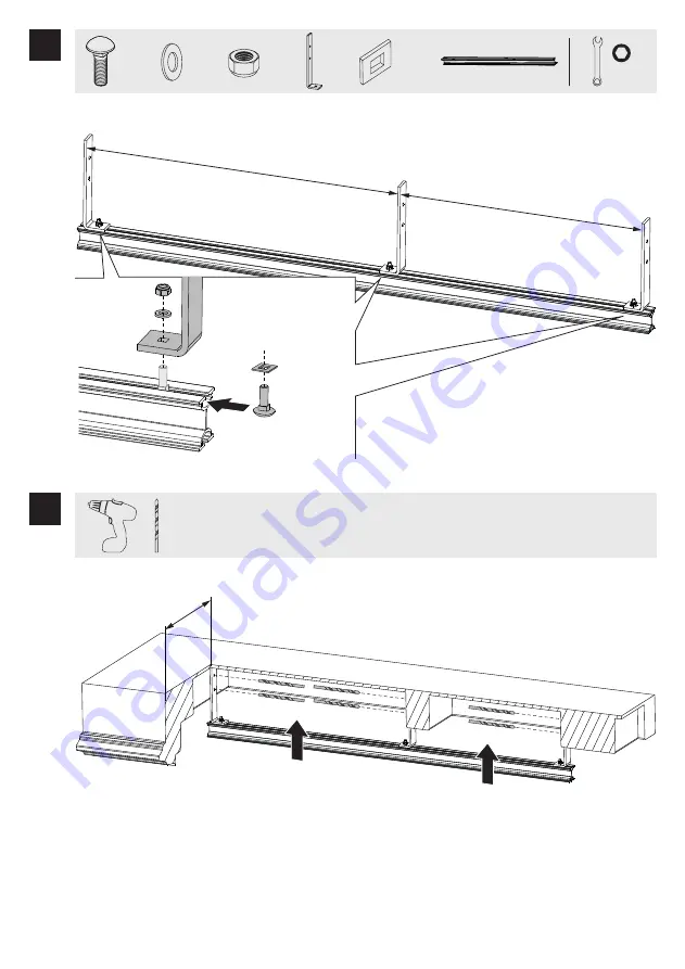 Thule SlideOut G2 12V Ford Transit 2015 Installation Instructions Manual Download Page 8