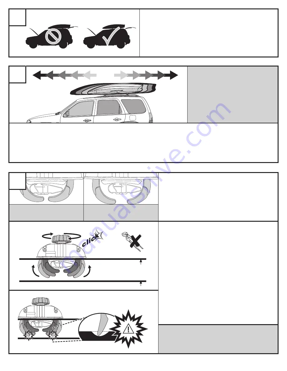 Thule Sonic 633 Installation Instruction Download Page 3