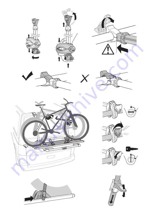 Thule WanderWay 3rd Bike Adapter Скачать руководство пользователя страница 6