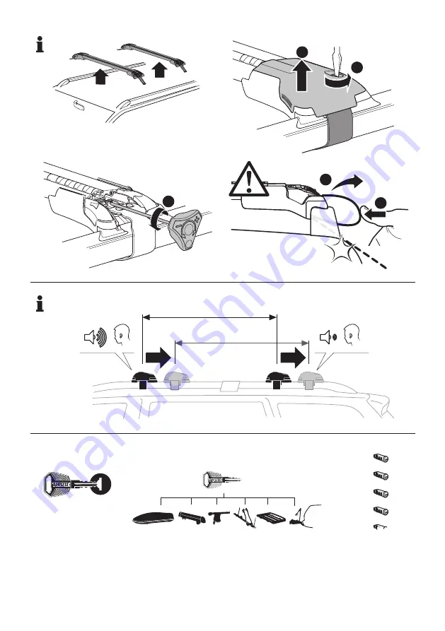 Thule WingBar Edge 958100 Instructions Manual Download Page 10