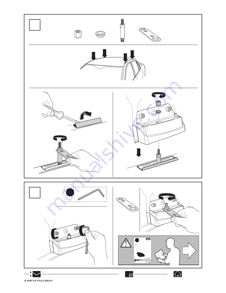 Thule XT Kit 3136 Instructions Download Page 4