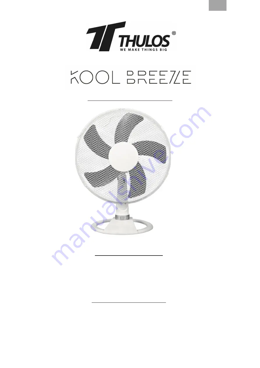 Thulos KOOL BREEZE TH-KB06 User Manual Download Page 1