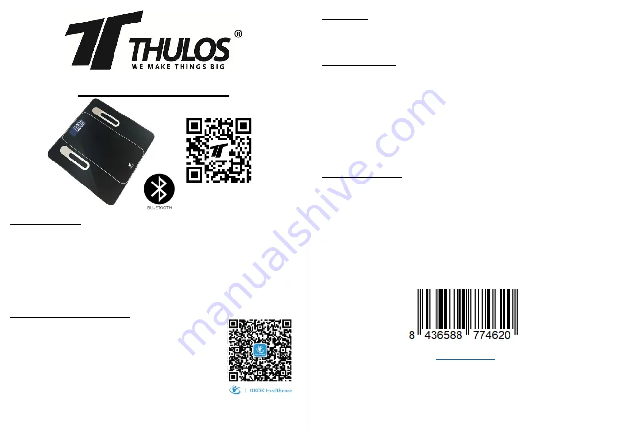 Thulos TH-BD121 Manual Download Page 1