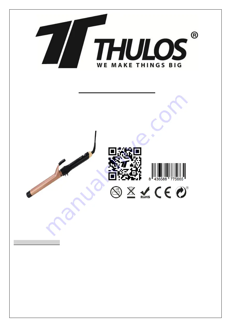 Thulos TH-BY13 Manual Download Page 5