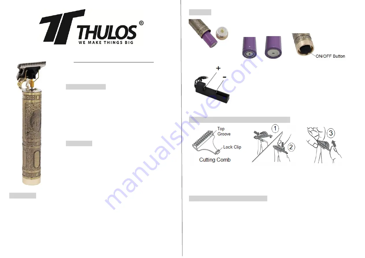 Thulos TH-CP112 Скачать руководство пользователя страница 2