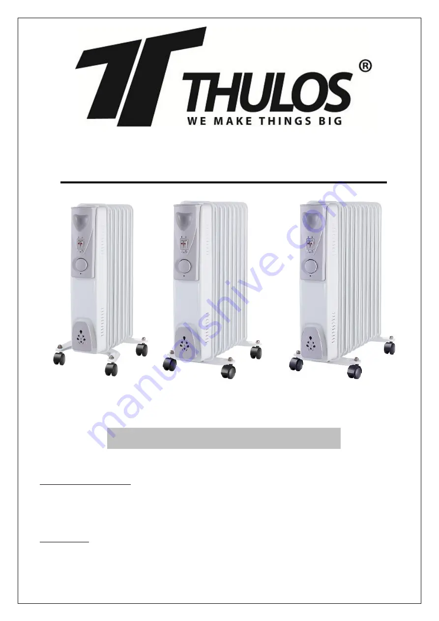 Thulos TH-RAC2003 Instruction Manual Download Page 1