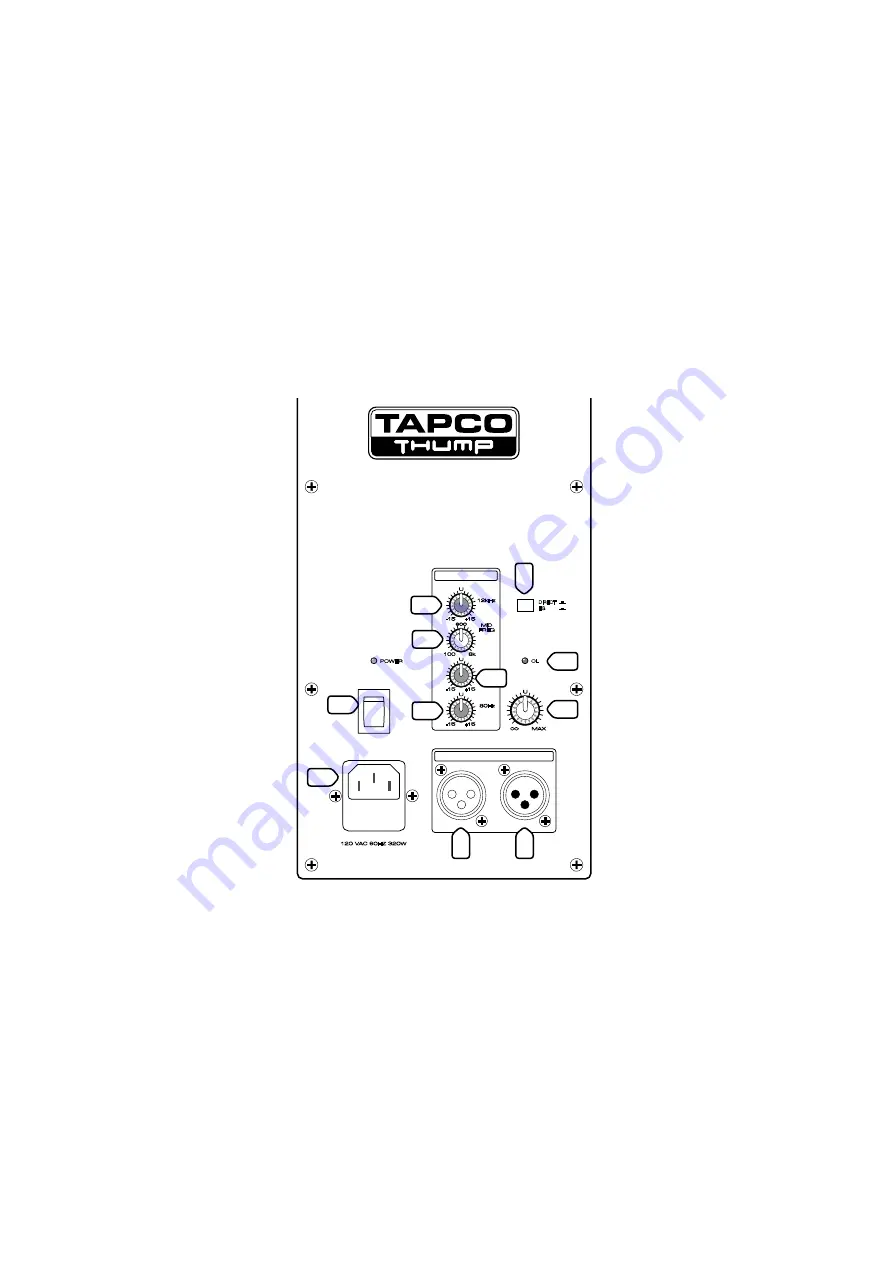 Thump th-15a Owner'S Manual Download Page 7