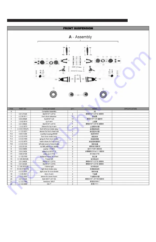 Thumpstar ATV 125CC Owner'S Manual Download Page 154