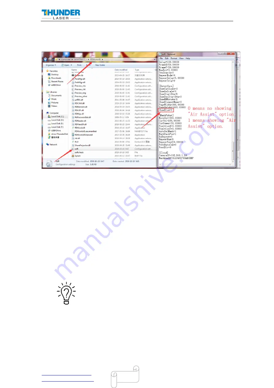 Thunder Laser MINI-60 Unified User'S Manual Download Page 53