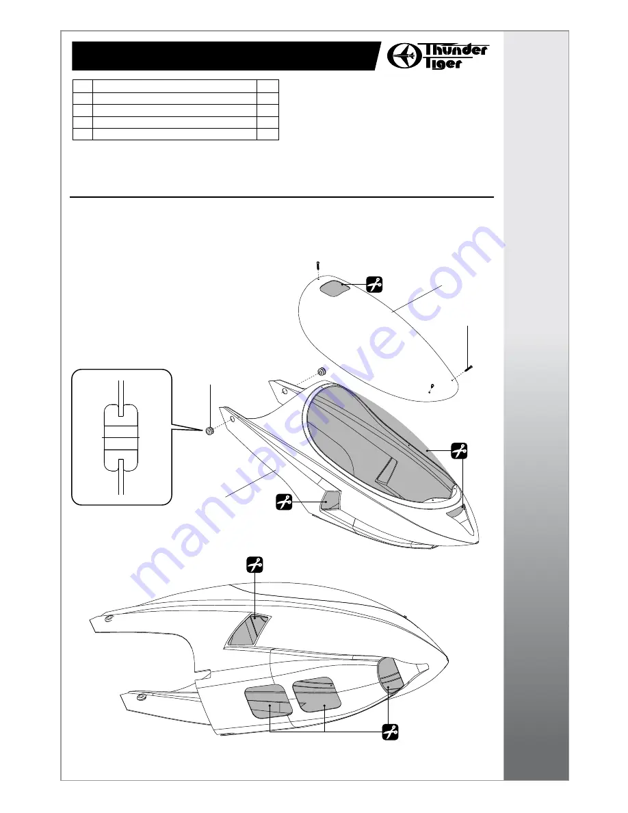 THUNDER TIGER E325 SE mini Titan Manual Download Page 32