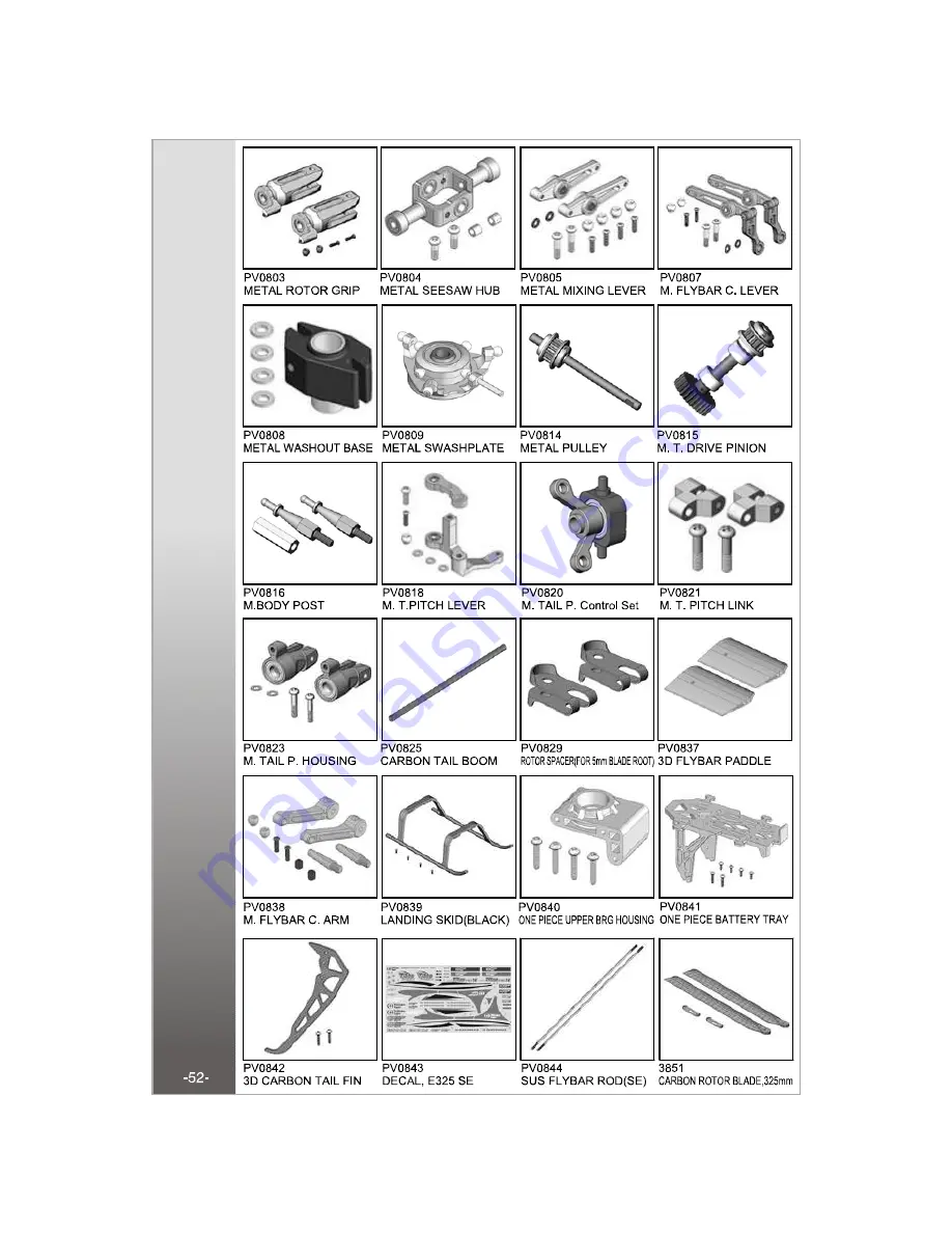 THUNDER TIGER E325 SE mini Titan Manual Download Page 53