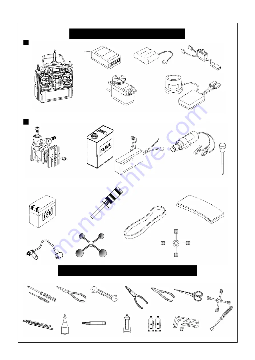 THUNDER TIGER Raptor 30 V2 Assembly & Maintenance Manual Download Page 4