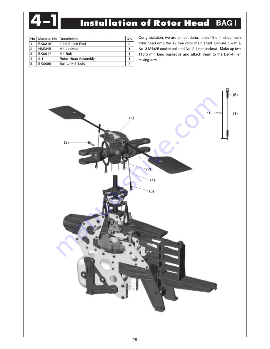 THUNDER TIGER Raptor 60 Скачать руководство пользователя страница 27