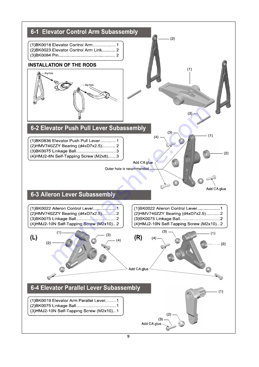 THUNDER TIGER RAPTOR RC Скачать руководство пользователя страница 12