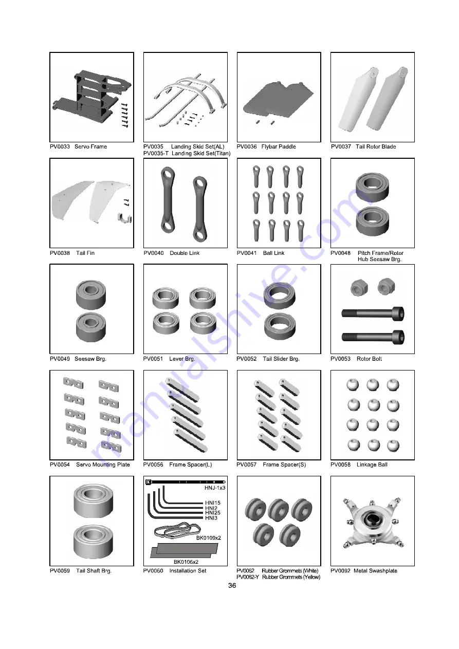 THUNDER TIGER RAPTOR RC Quick Start Manual Download Page 39