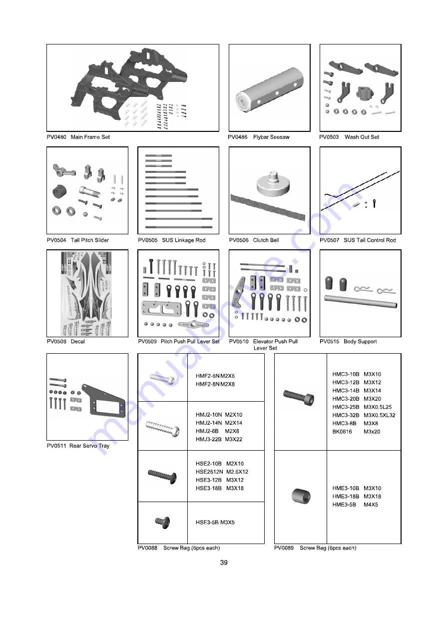 THUNDER TIGER RAPTOR RC Quick Start Manual Download Page 42