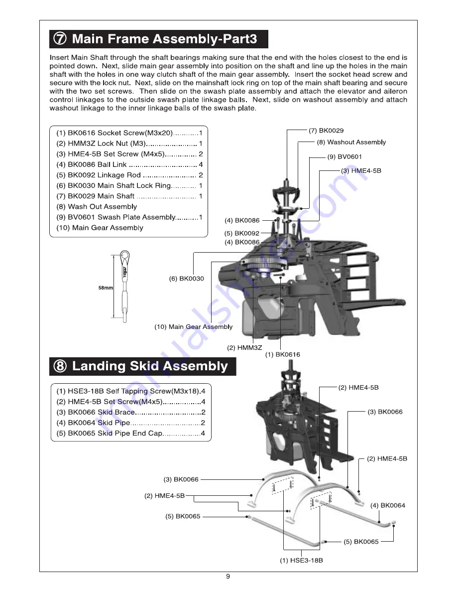 THUNDER TIGER RAPTOR V.2 Manual Download Page 10