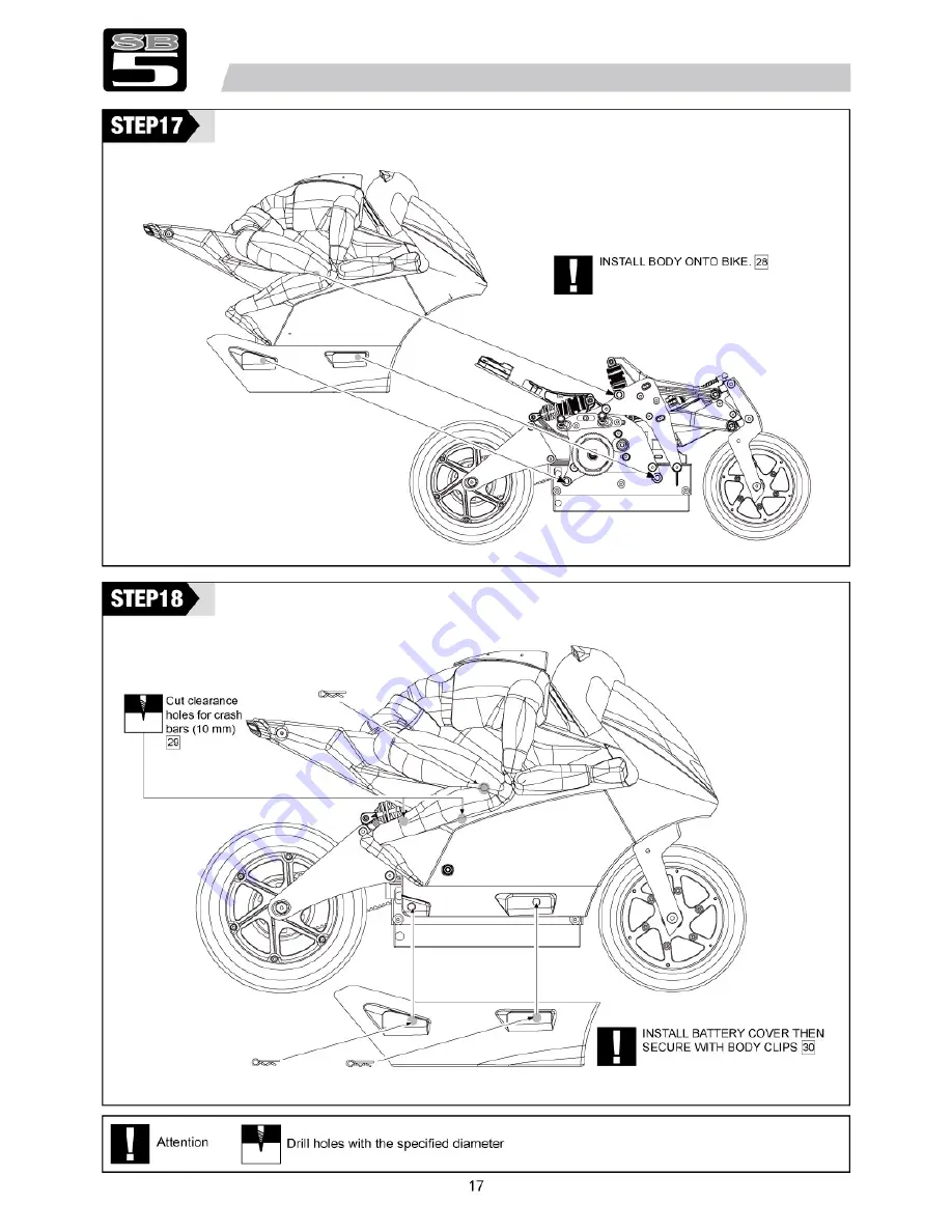 THUNDER TIGER SB 5 Instruction Manual Download Page 18