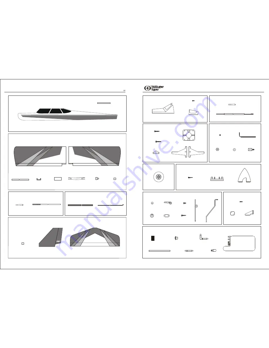 THUNDER TIGER Tiger Trainer MKIII Assembly Instruction Manual Download Page 3