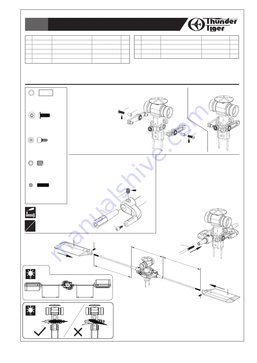 THUNDER TIGER TITAN X50 - Instruction Manual Download Page 8