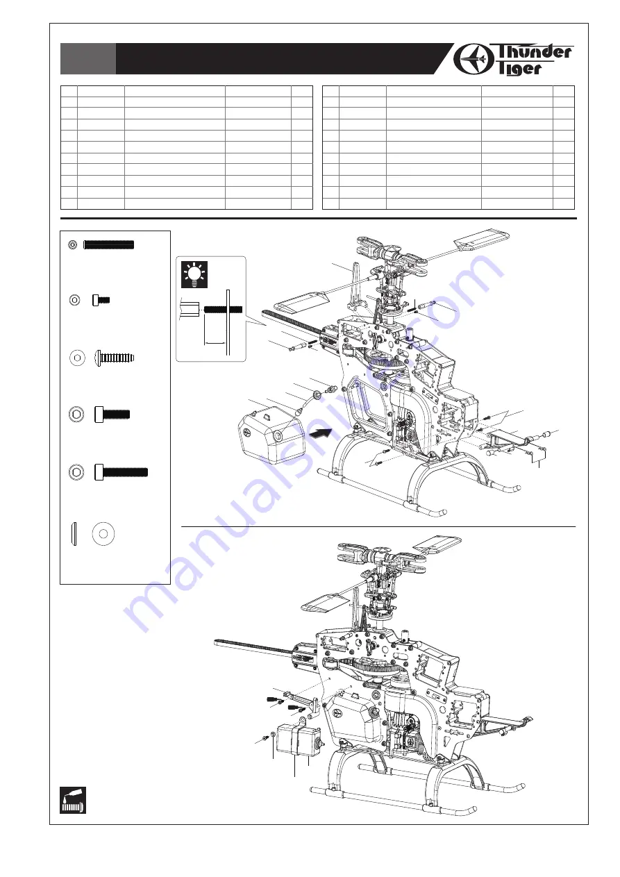 THUNDER TIGER TITAN X50 - Instruction Manual Download Page 20