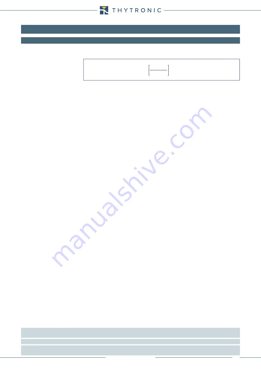 Thytronic NA011 Manual Download Page 71