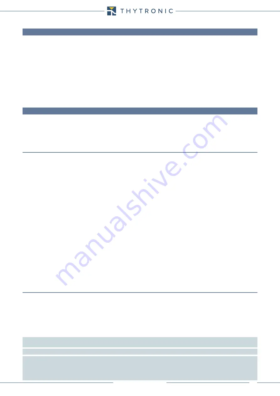 Thytronic NV10B Manual Download Page 16