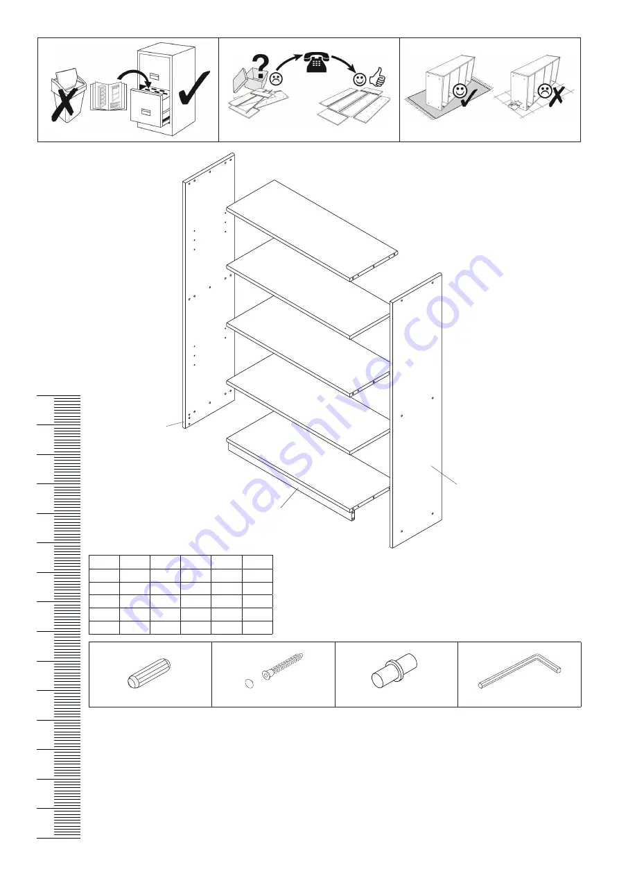 Ticaa Standregal 1320 Instructions For Use Manual Download Page 2