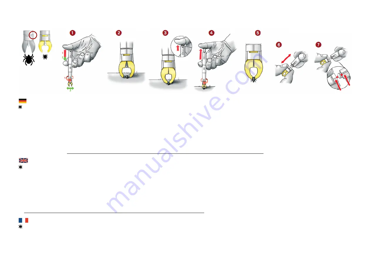 tickSAFE Tickgripper Operating Instructions Download Page 3