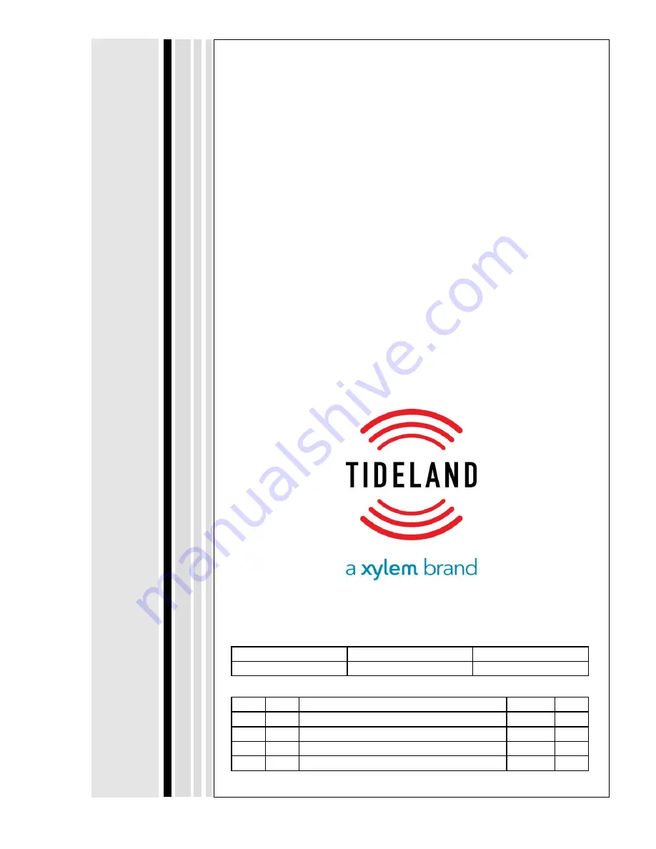 TIDELAND Nova-65 SC Operation Manual Download Page 1