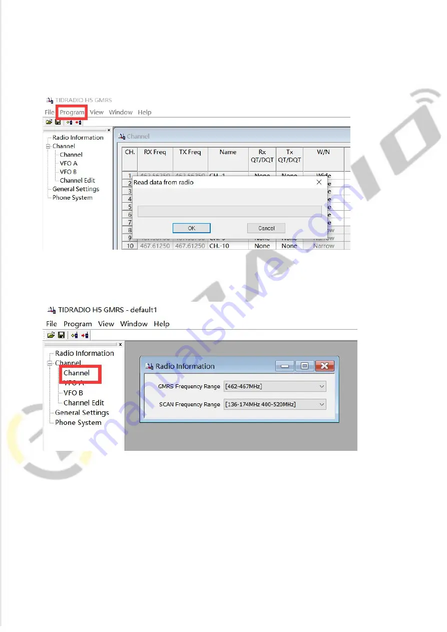 TIDRADIO TD-H5 Programming Manual Download Page 7