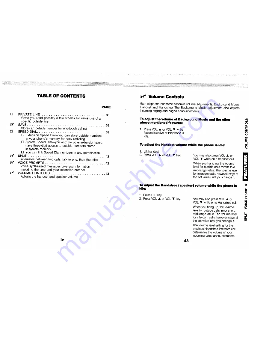 TIE Ultracom DCX Feature Handbook Download Page 6