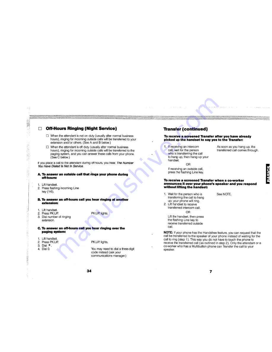 TIE Ultracom DCX Feature Handbook Download Page 15