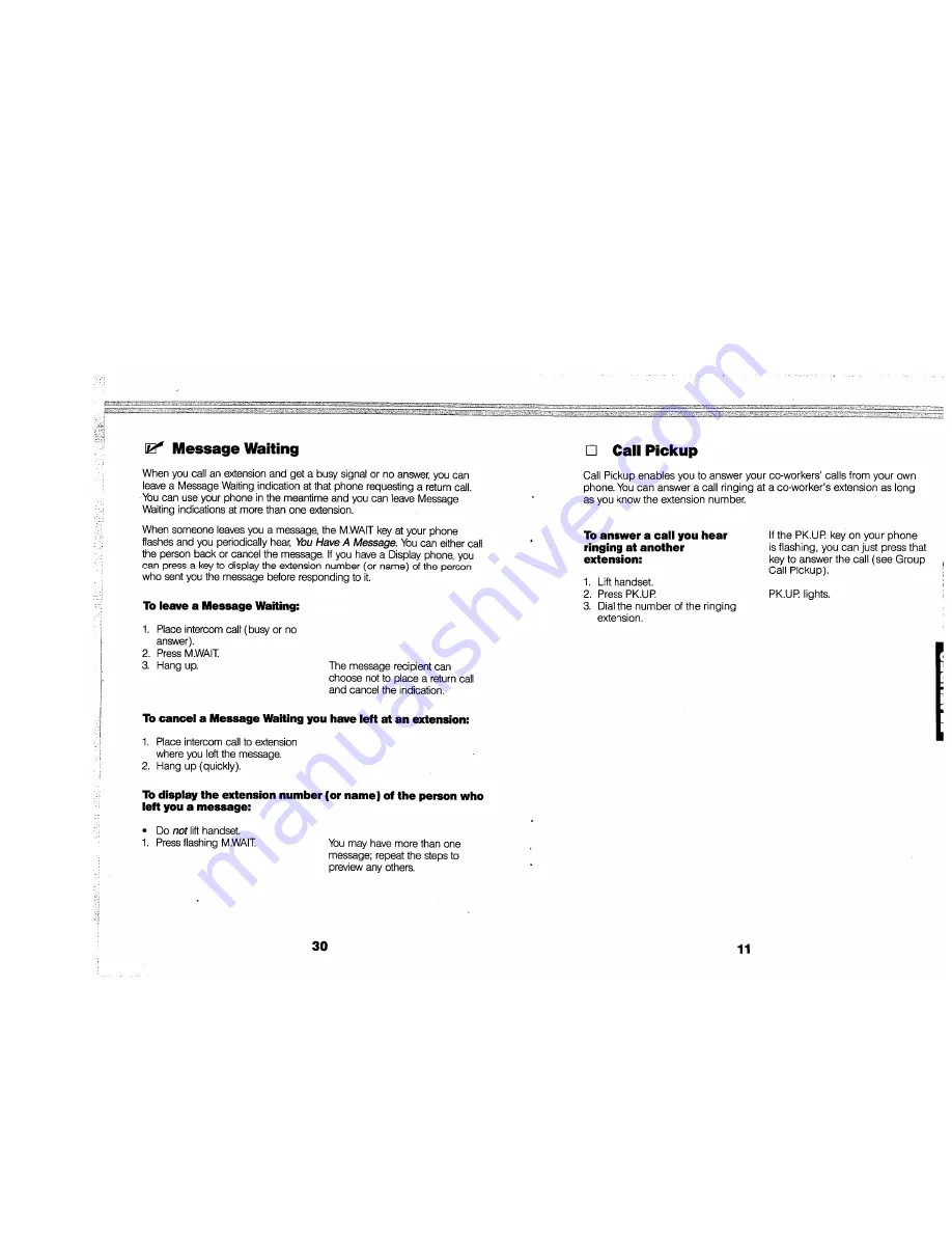 TIE Ultracom DCX Feature Handbook Download Page 19