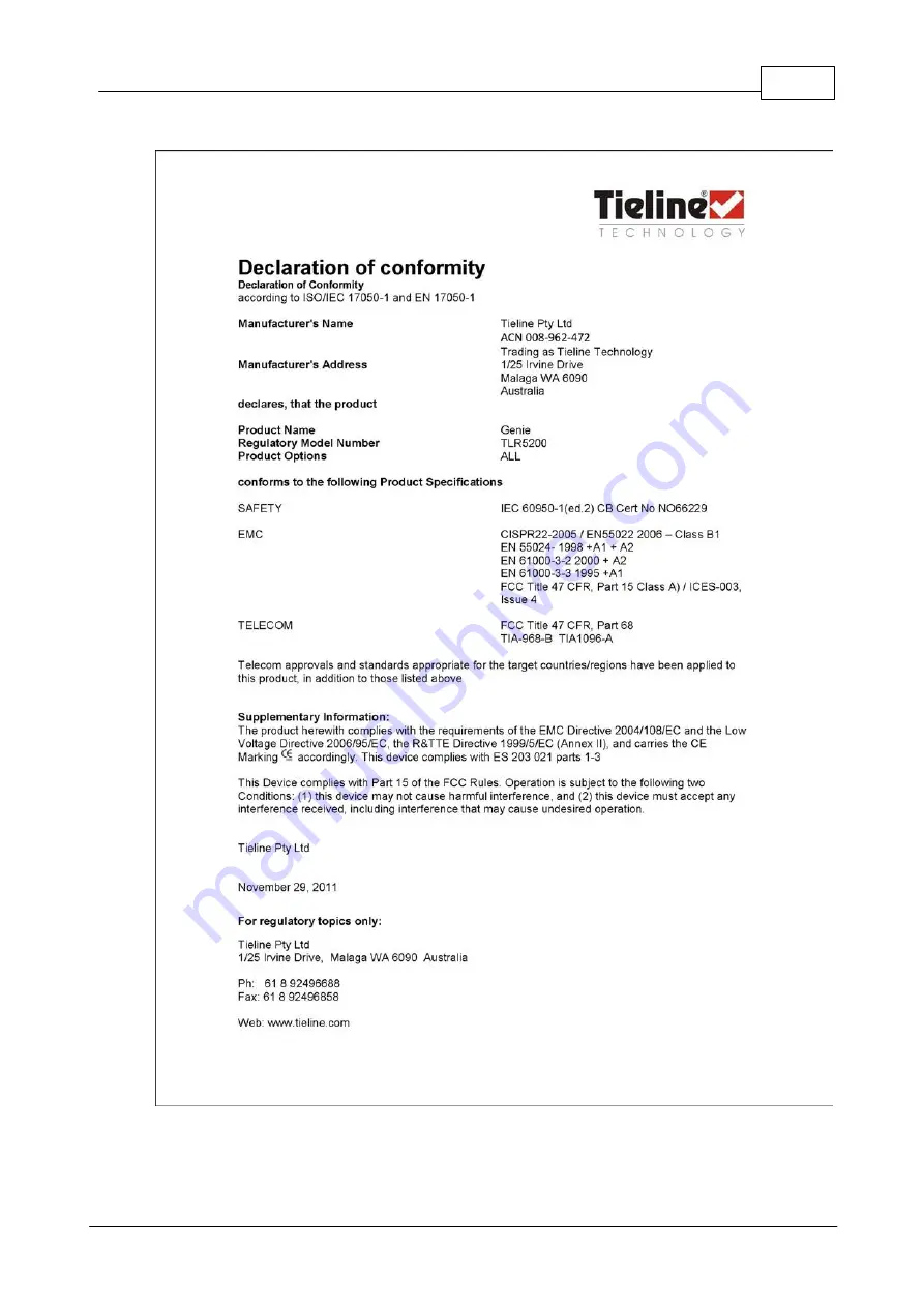 Tieline Genie Distribution User Manual Download Page 411