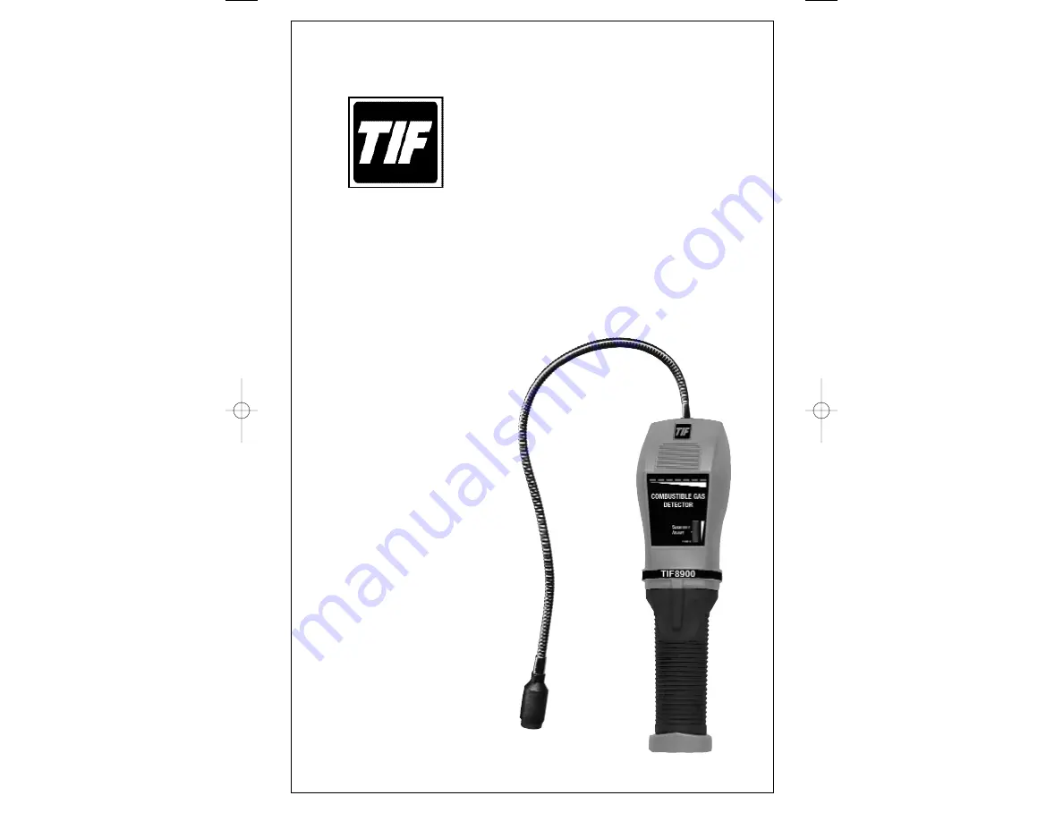 TIF TIF8900 Owner'S Manual Download Page 1