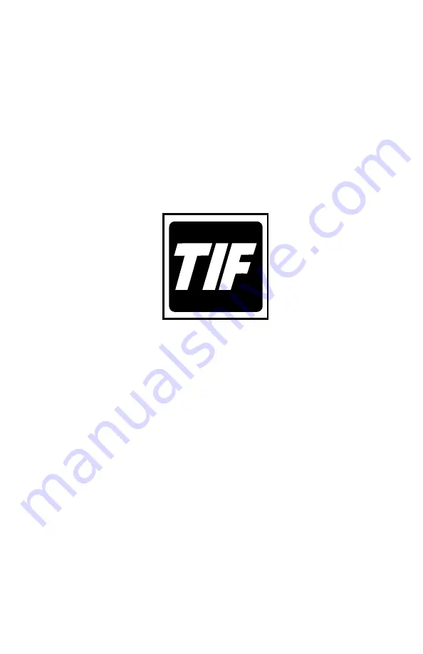 TIF VA500A Owner'S Manual Download Page 1