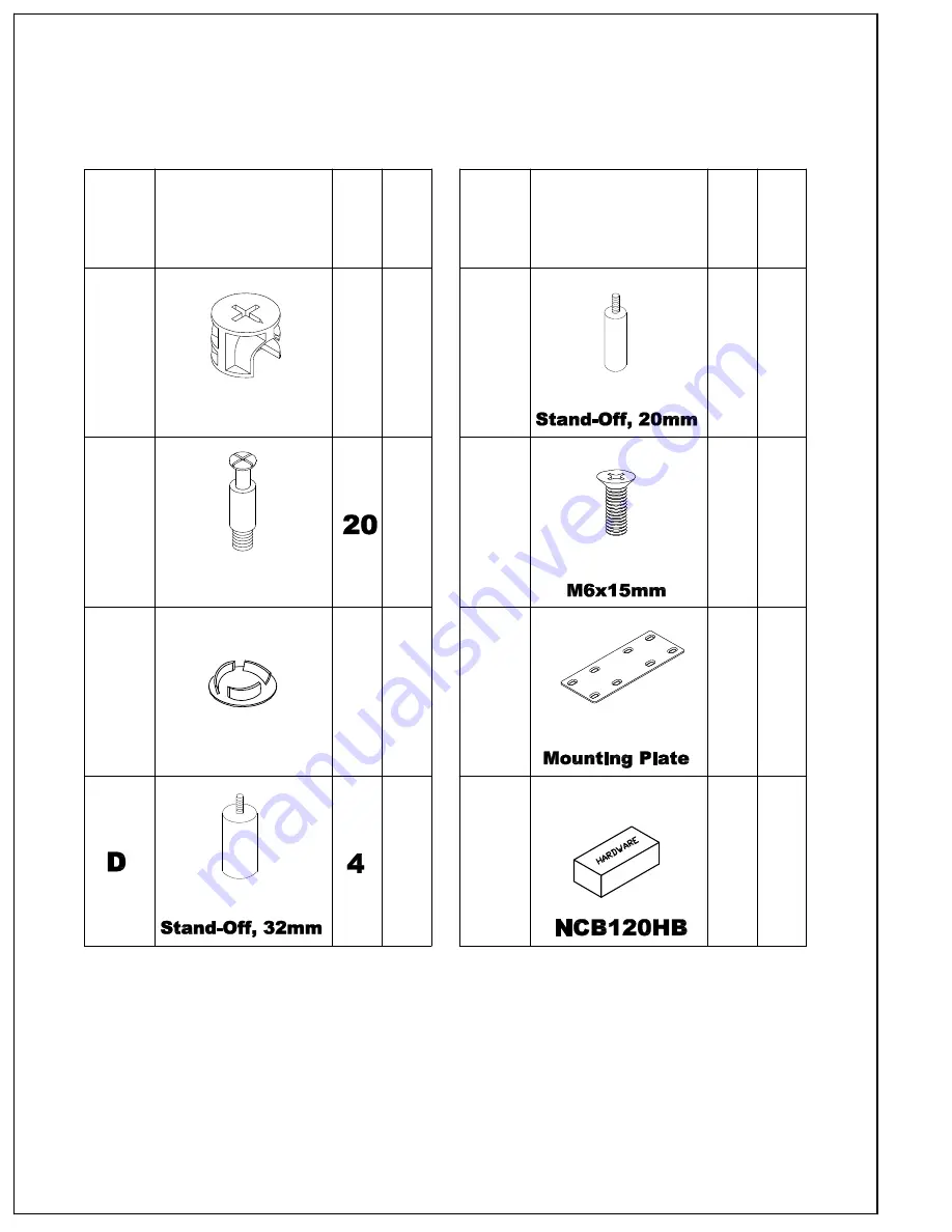 Tiffany Industries Napoli Conf. Base, Pair Скачать руководство пользователя страница 2