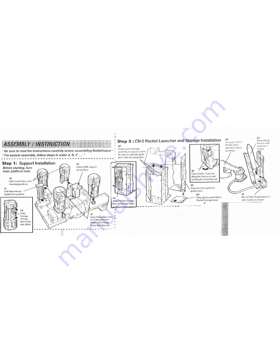 Tiger Electronics BattleVision 42011WTIE-1 Instructions Manual Download Page 2