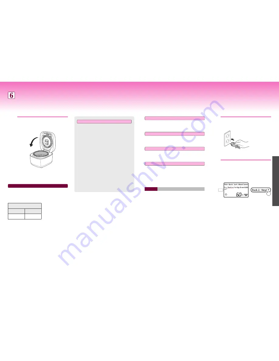 Tiger JPX-W10W Operating Instructions Manual Download Page 41